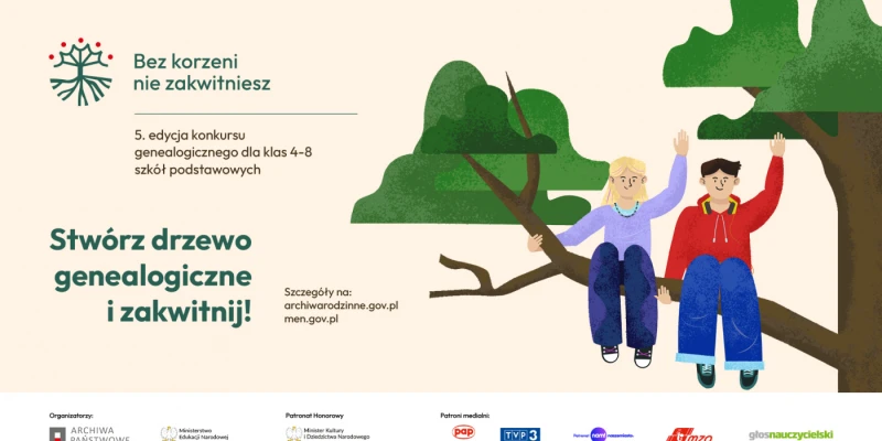 Rusza 5. edycja konkursu „Bez korzeni nie zakwitniesz” (19.09.2025) Rusza 5. edycja konkursu „Bez korzeni nie zakwitniesz” (19.09.2025)